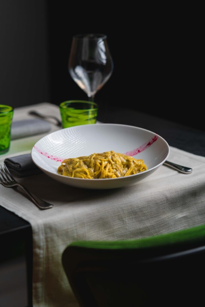 Foto del menù del Ristorante Saluce a Torino.