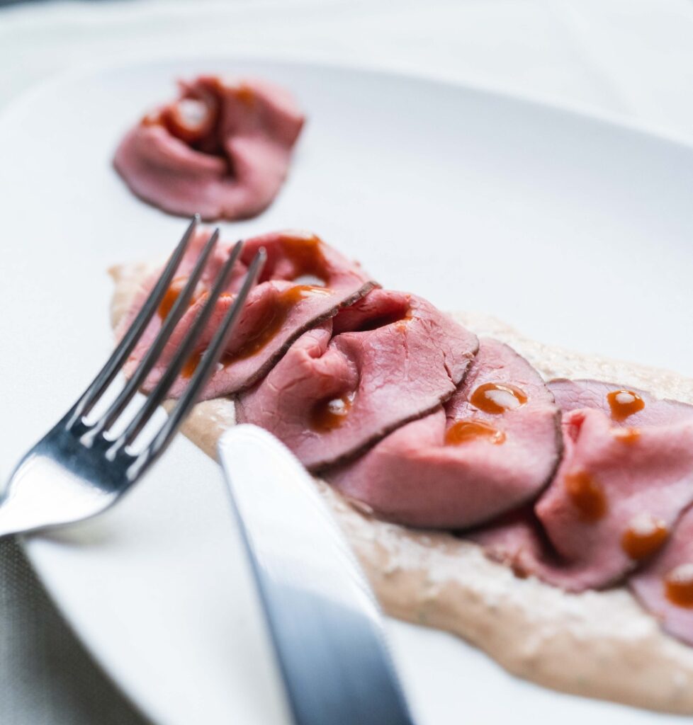 Foto del menù del Ristorante Saluce a Torino.