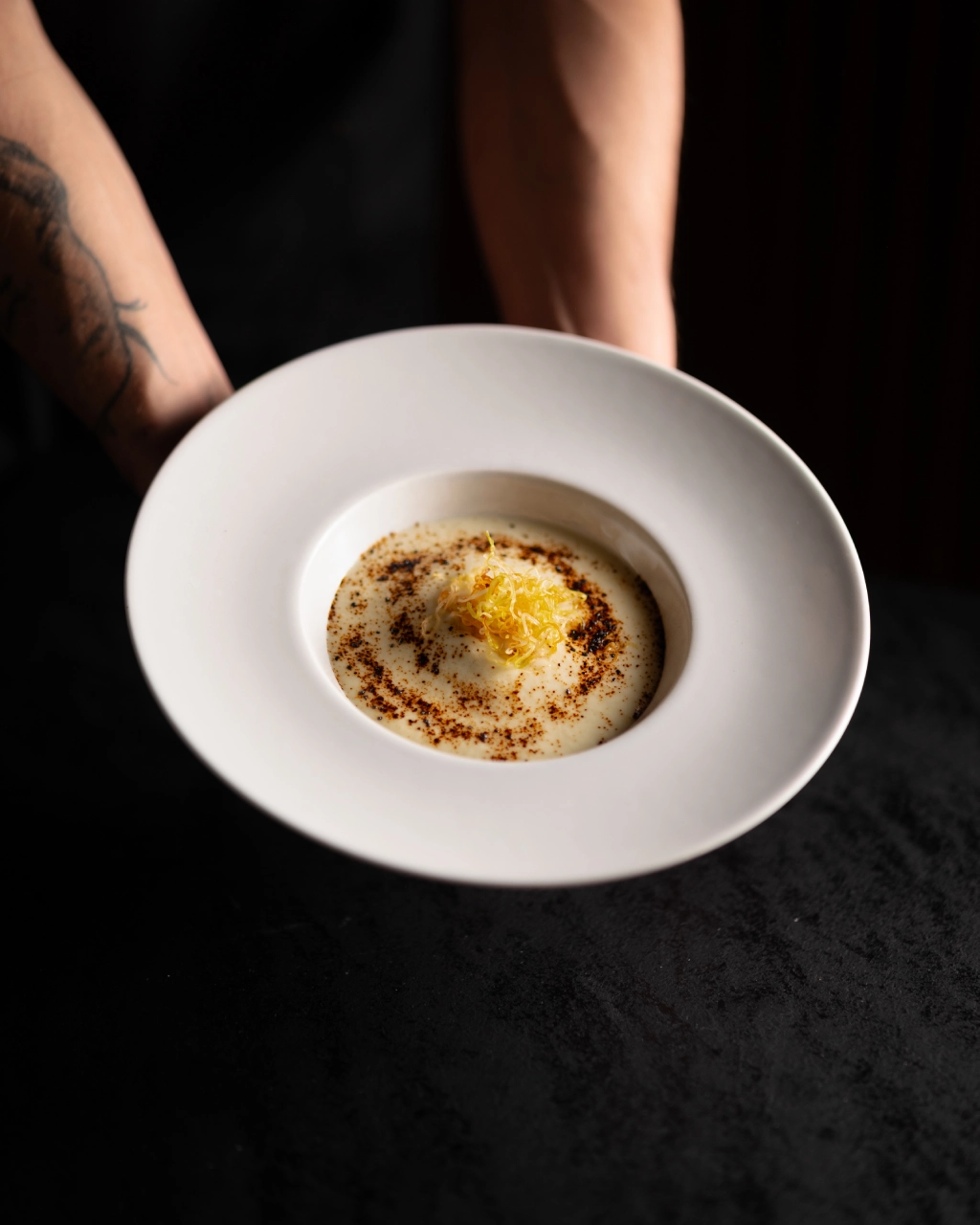 Foto del menù del Ristorante Saluce a Torino.