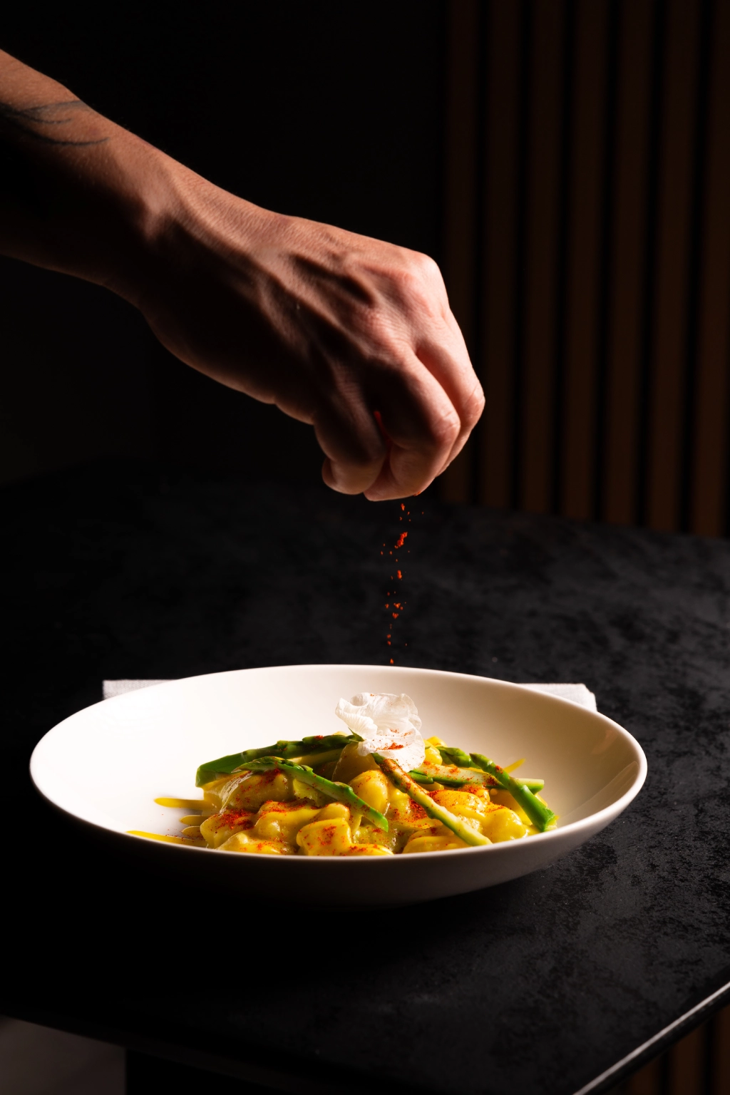 Foto del menù del Ristorante Saluce a Torino.